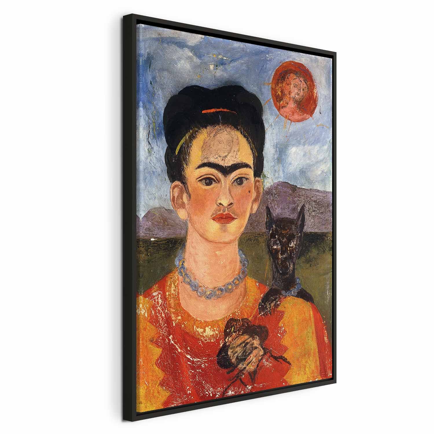 Frida Kahlo Self-Portrait with Diego Classic Canvas Print