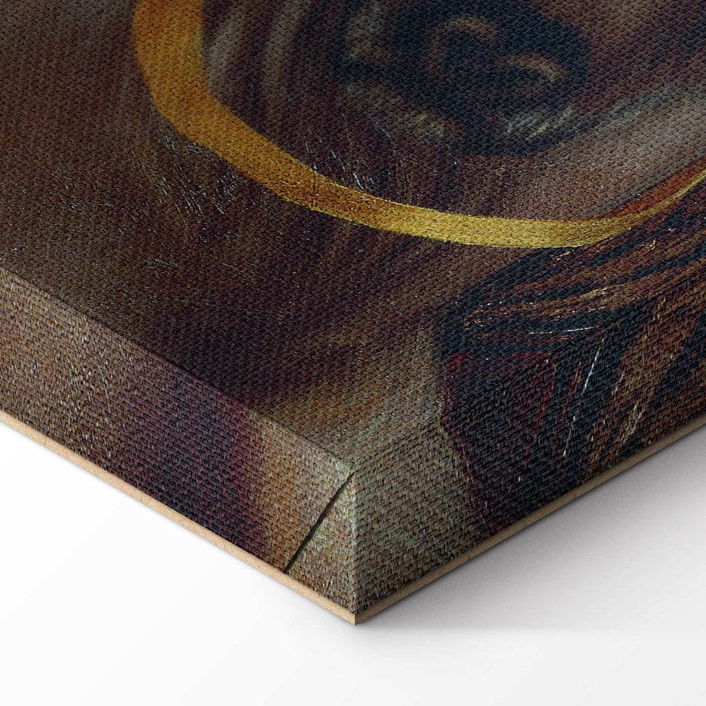 Frida Kahlo Self-Portrait with Monkey Classic Canvas Print