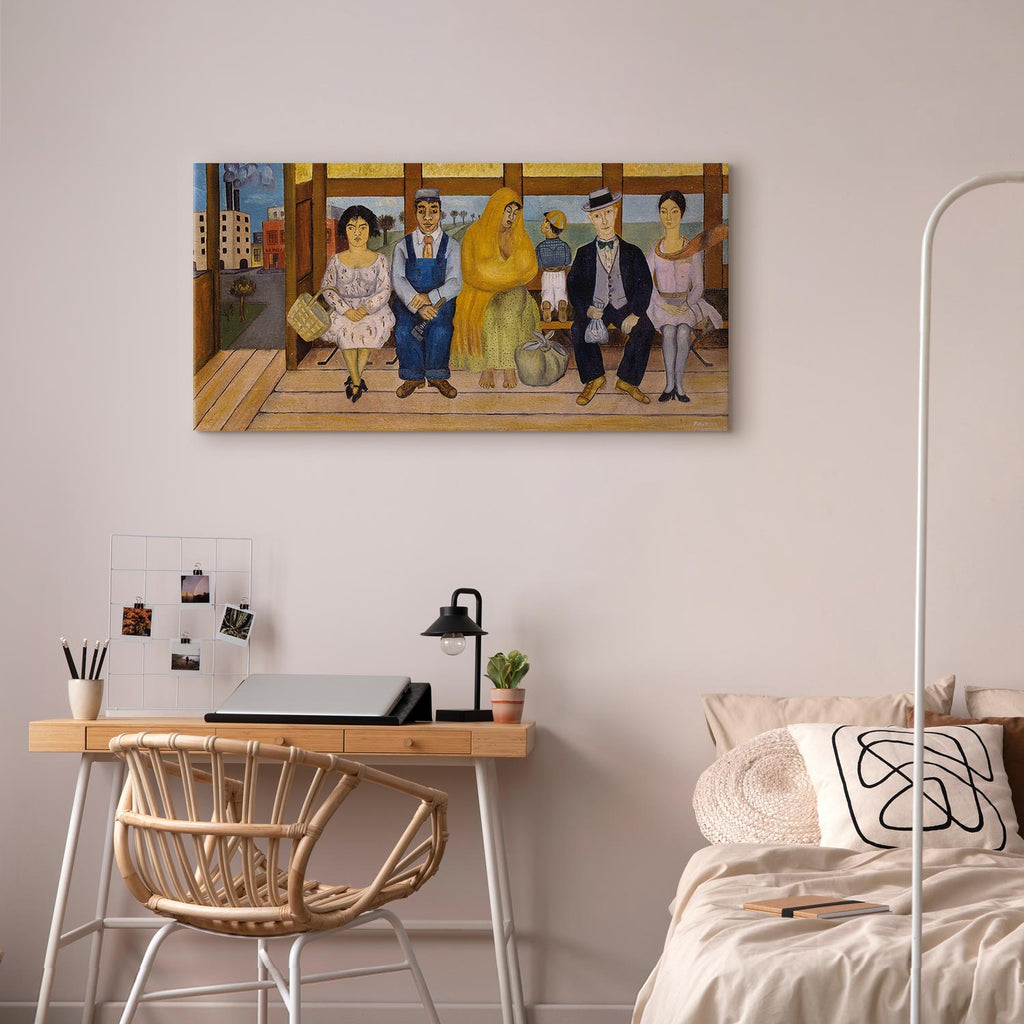 Frida Kahlo The Bus Classic Canvas Print