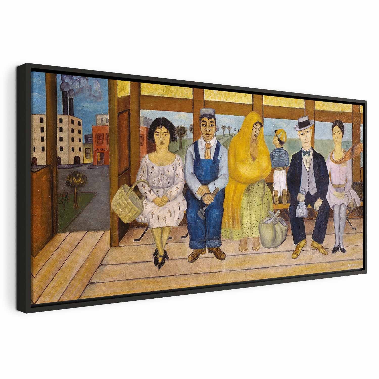 Frida Kahlo The Bus Classic Canvas Print