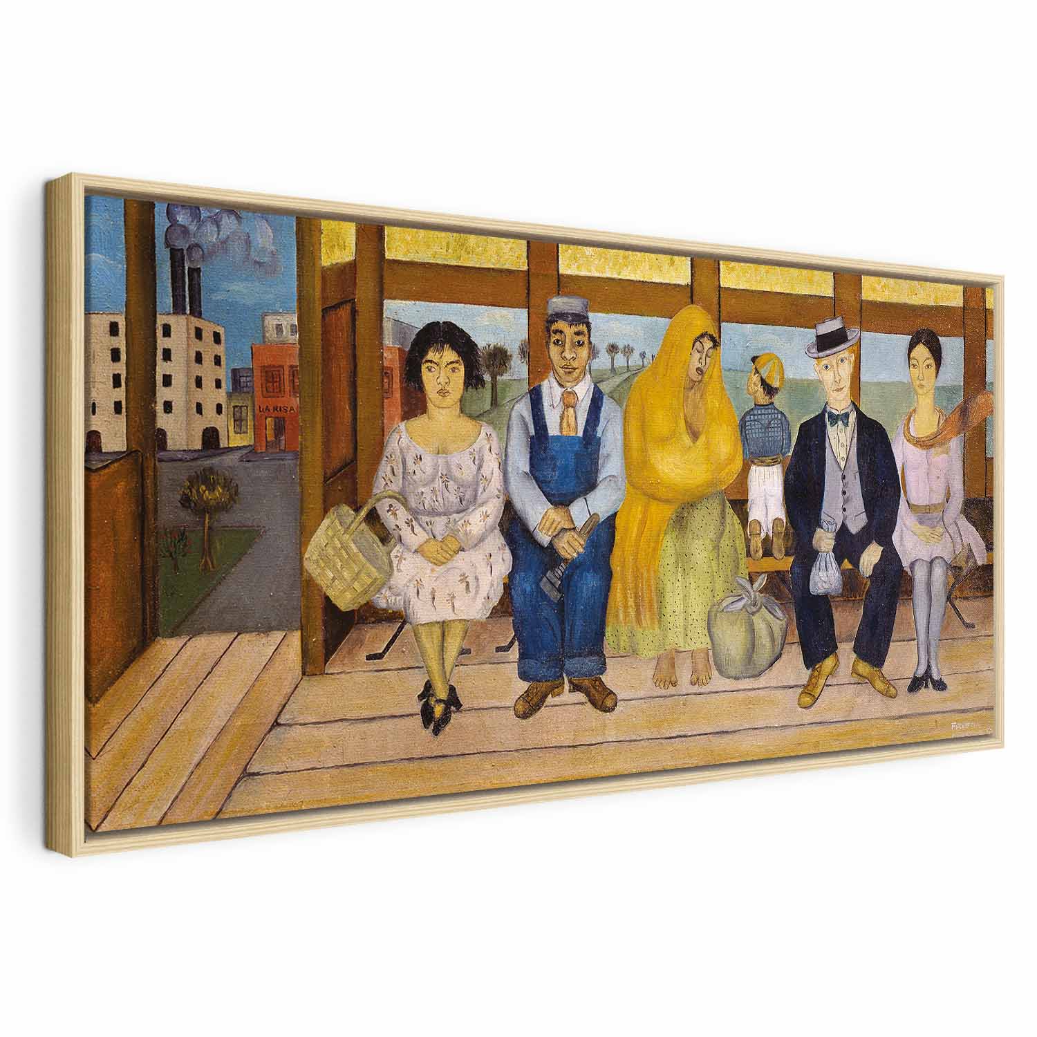 Frida Kahlo The Bus Classic Canvas Print