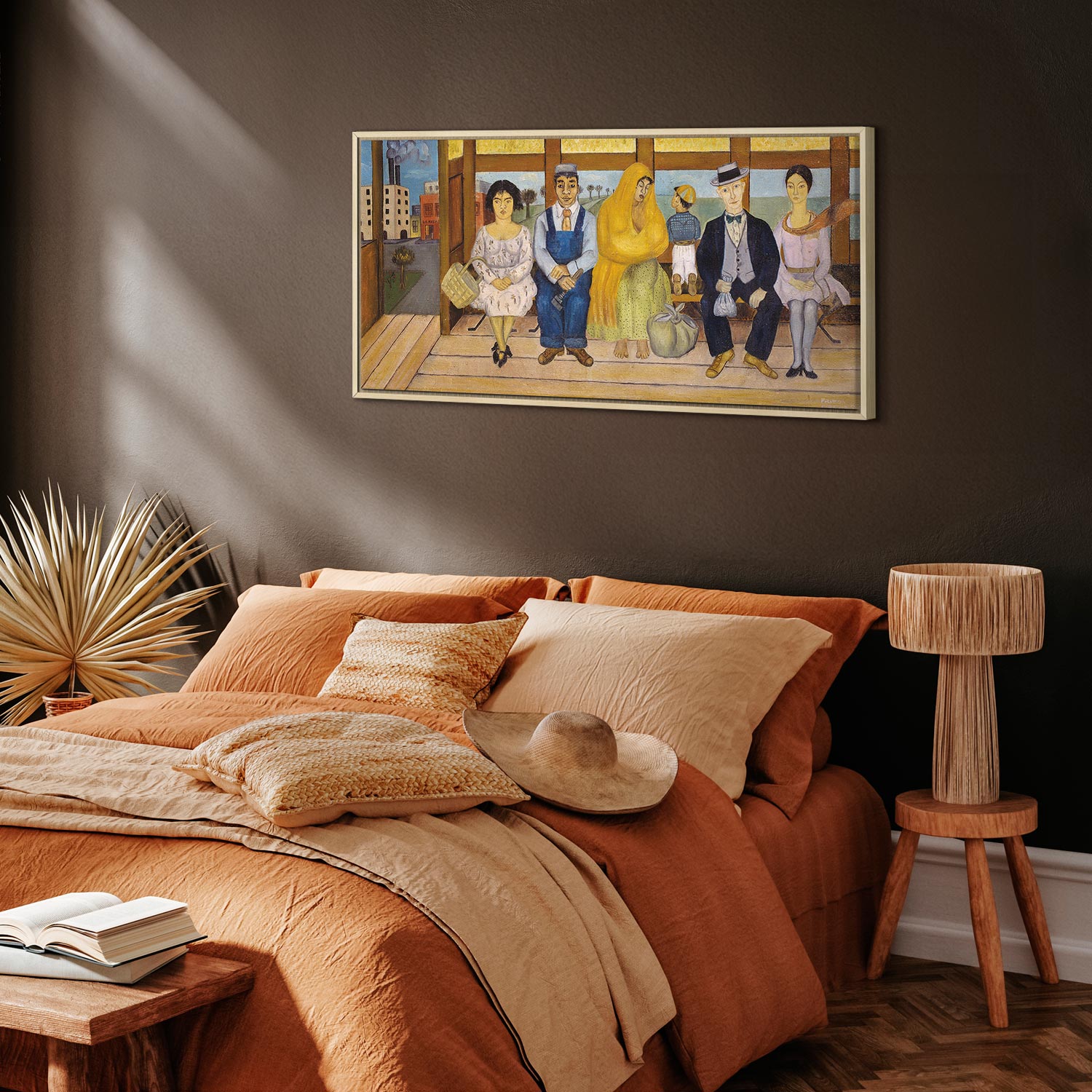 Frida Kahlo The Bus Classic Canvas Print