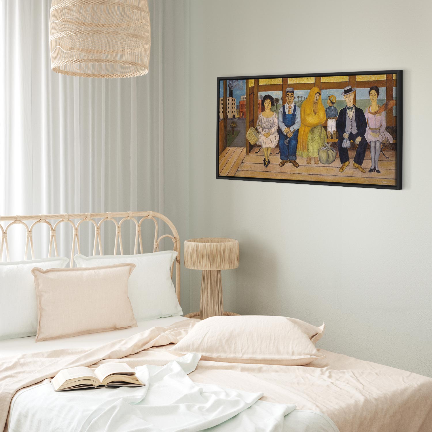 Frida Kahlo The Bus Classic Canvas Print