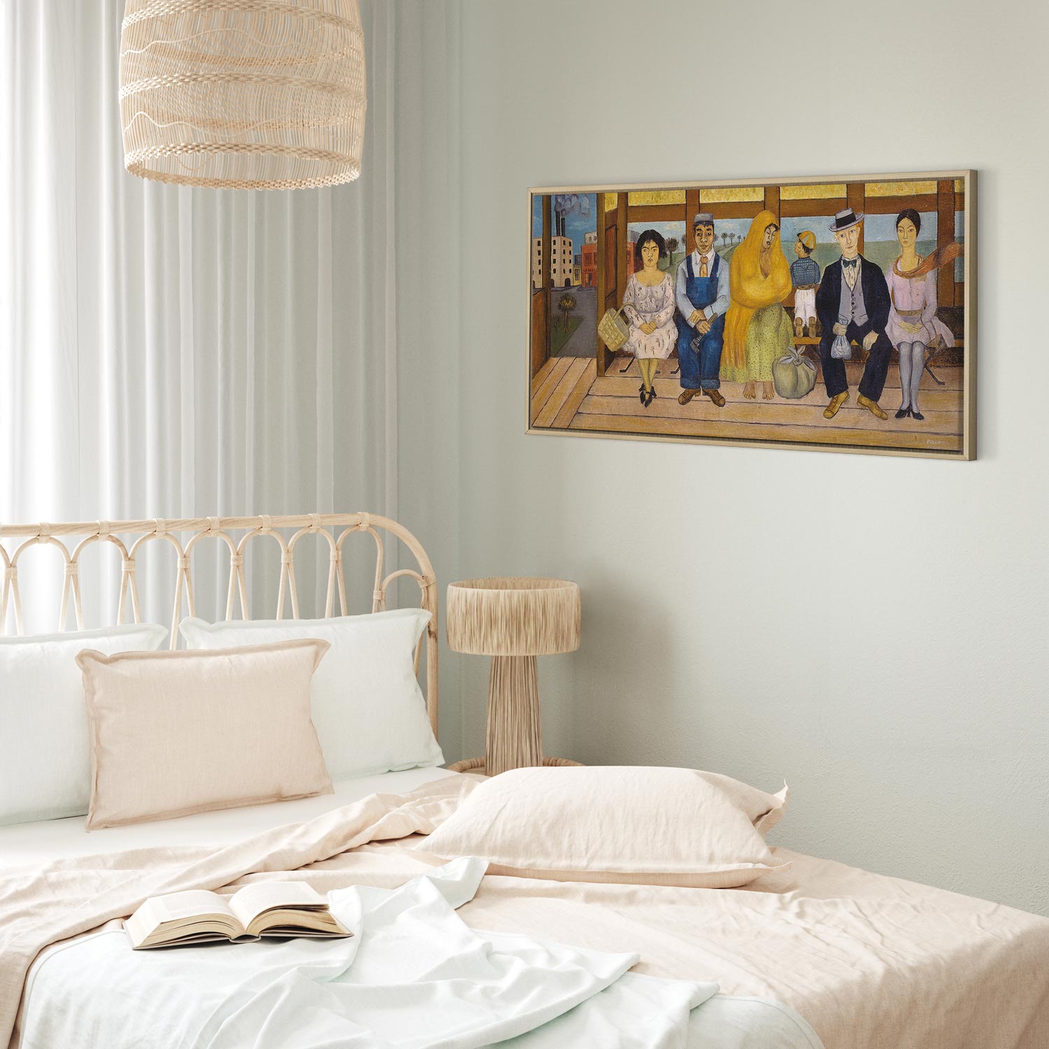 Frida Kahlo The Bus Classic Canvas Print