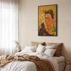 Frida Kahlo Self-Portrait with Monkey Canvas Print