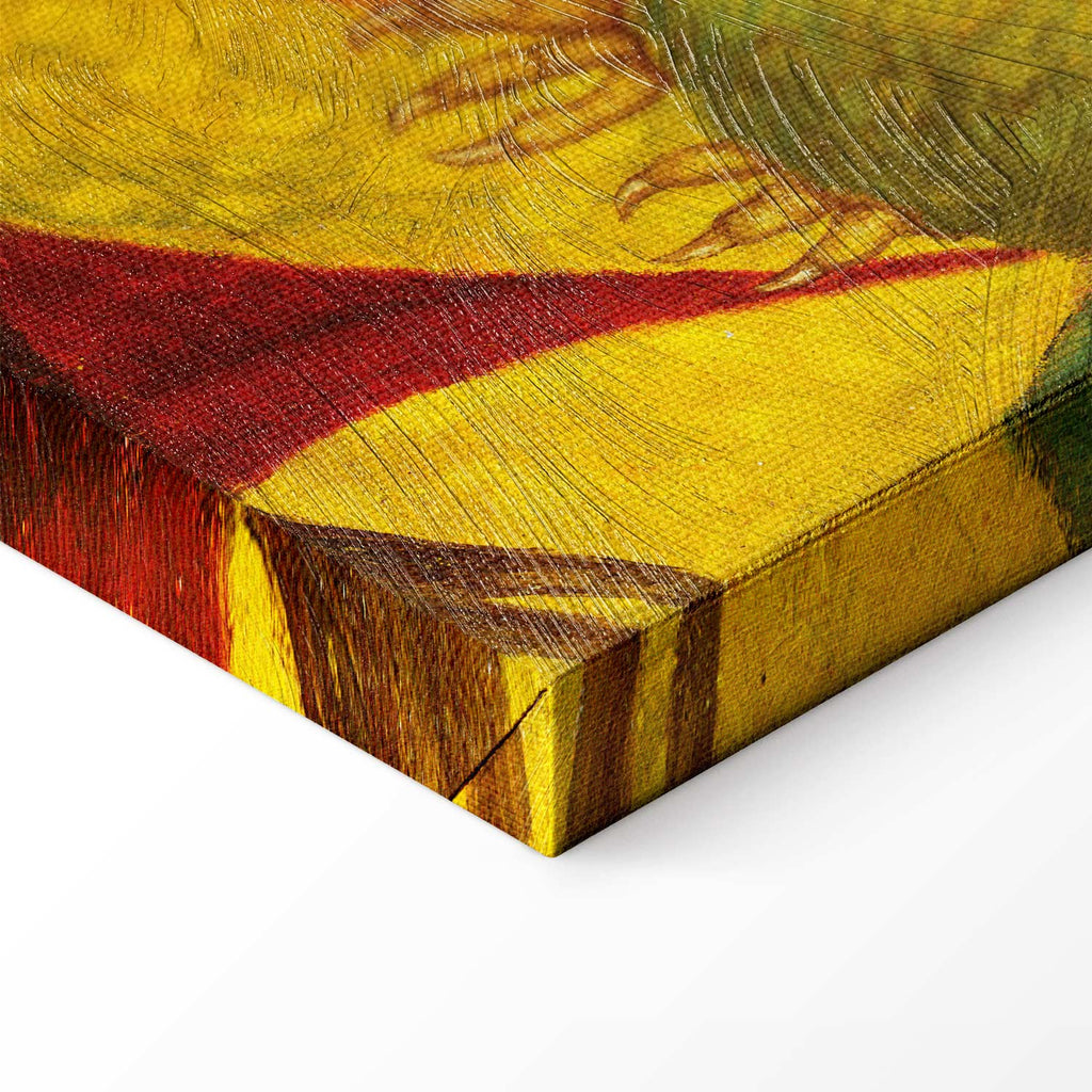 Frida Kahlo Self-Portrait with Monkey Canvas Print