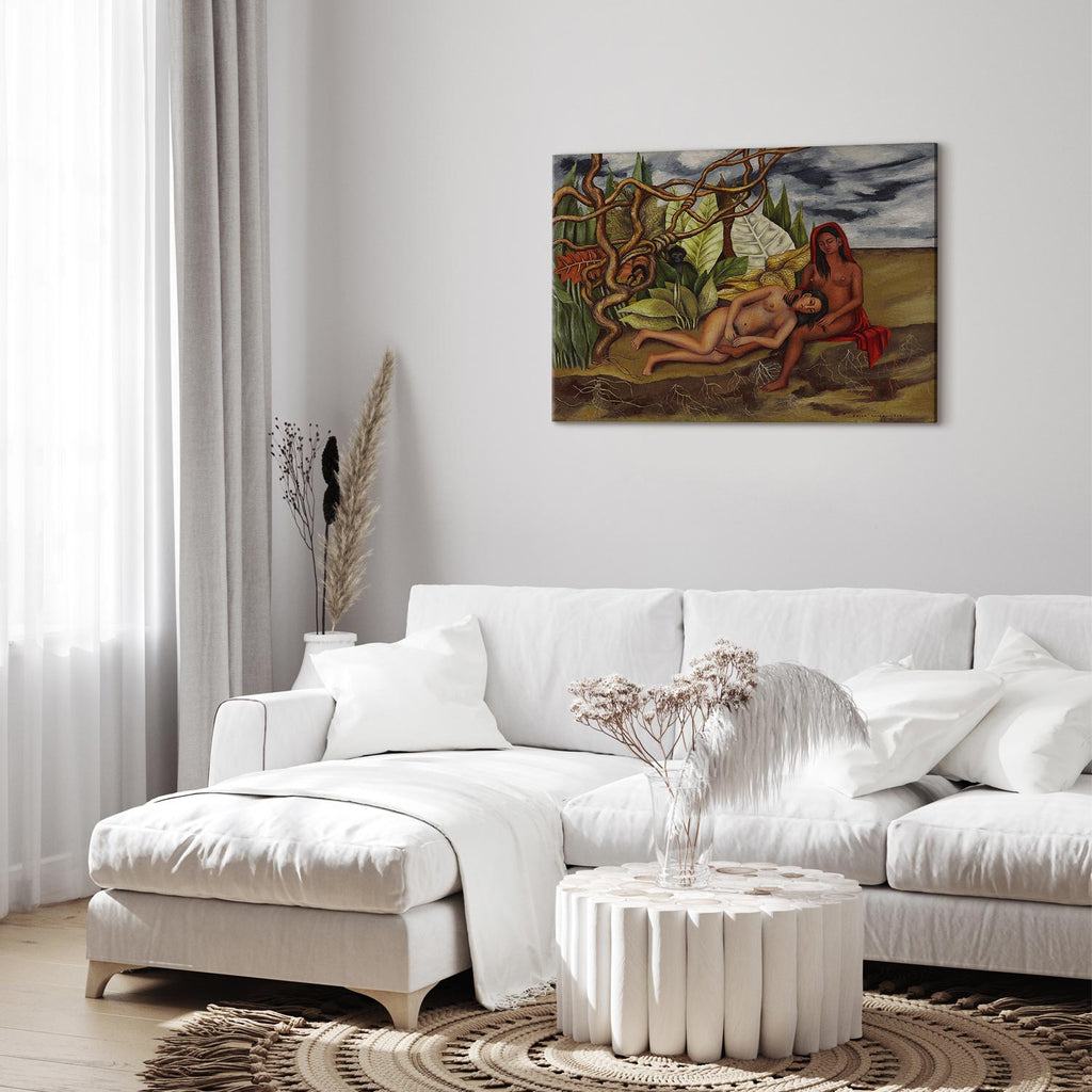 Frida Kahlo Two Nudes in a Forest Canvas Print