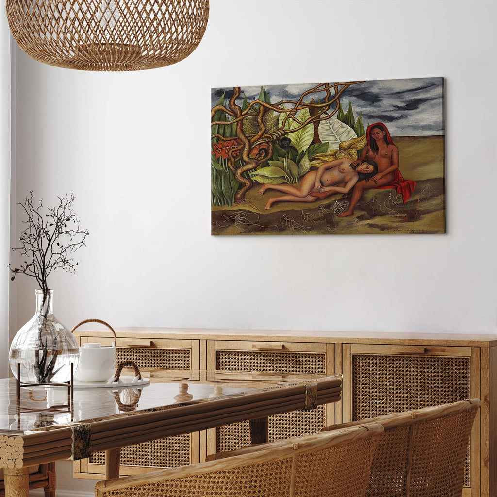 Frida Kahlo Two Nudes in a Forest Canvas Print