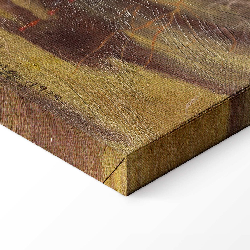 Frida Kahlo Two Nudes in a Forest Canvas Print