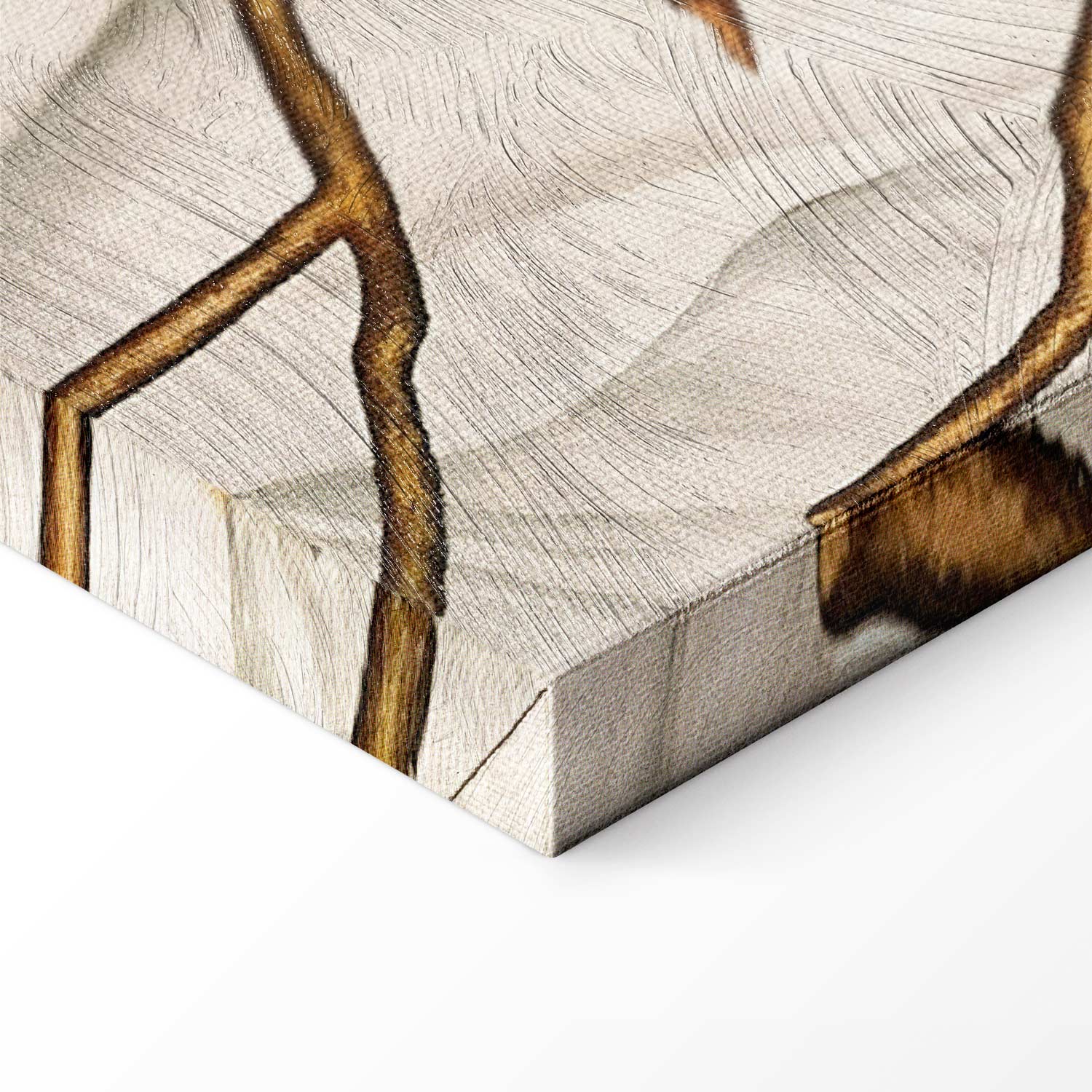 Frida Kahlo Self-Portrait Thorn Necklace Canvas Print