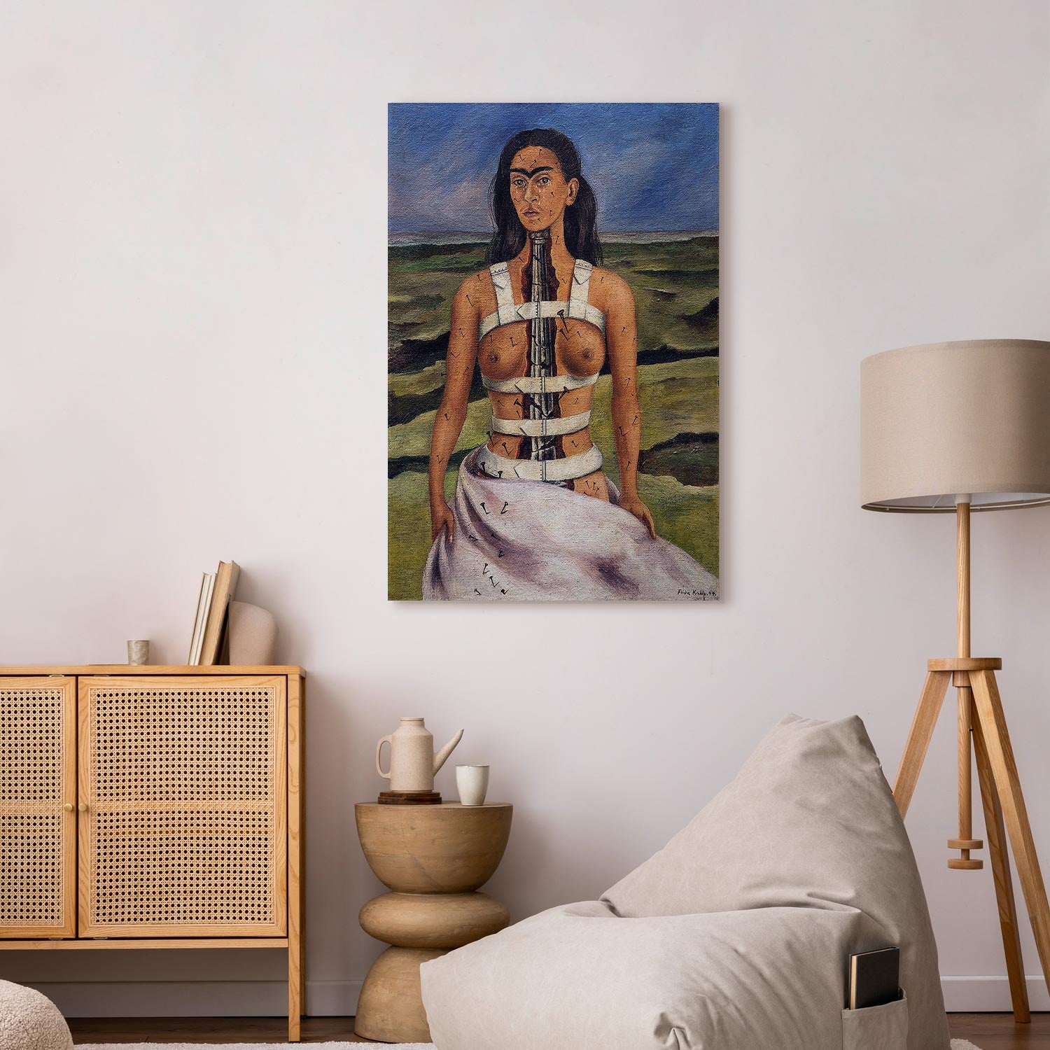 Frida Kahlo Broken Column Classic Canvas Print