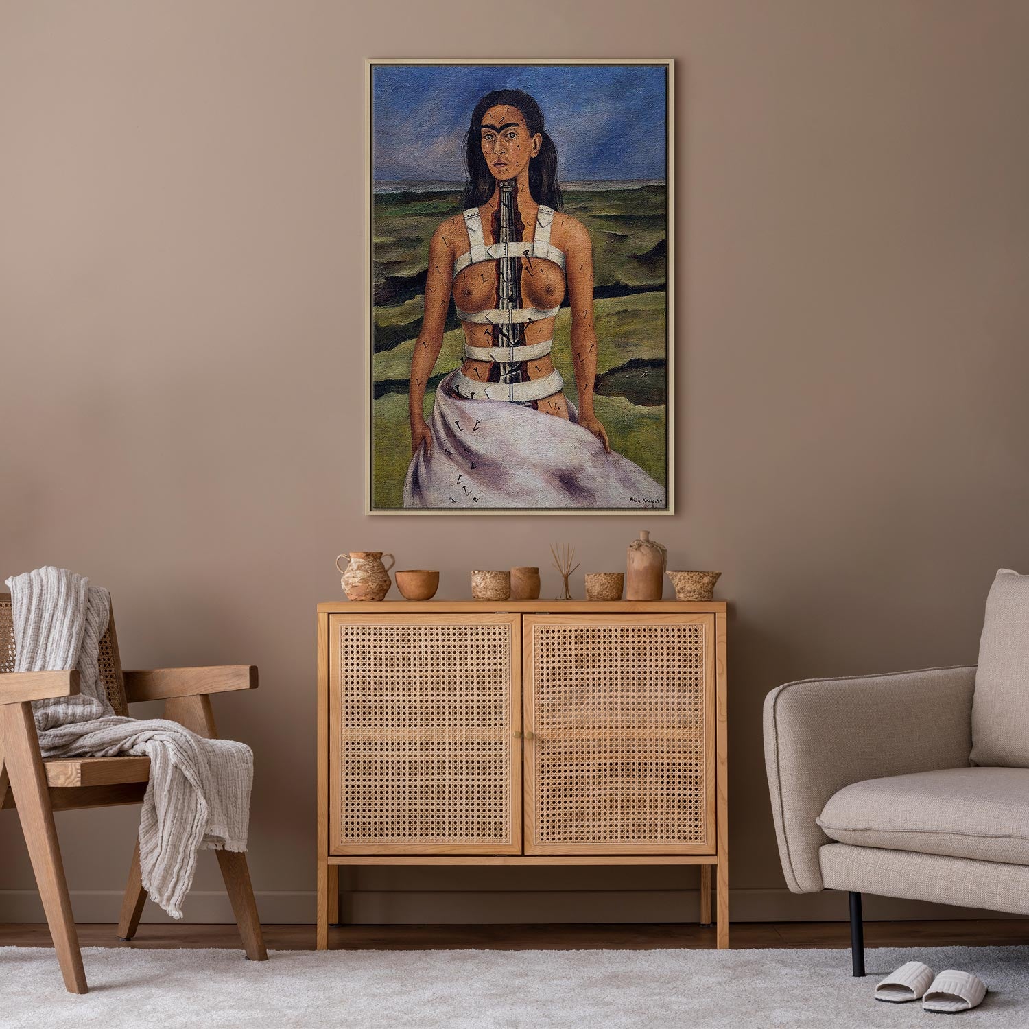 Frida Kahlo Broken Column Classic Canvas Print