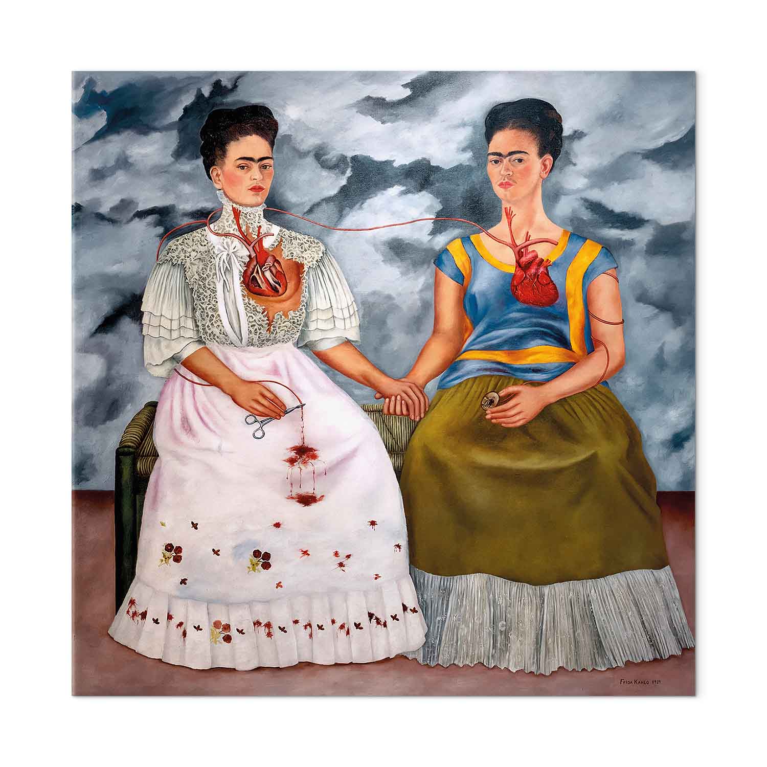 Frida Kahlo The Two Fridas Classic Canvas Print