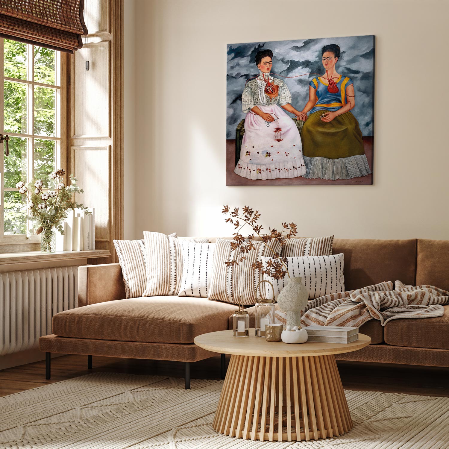 Frida Kahlo The Two Fridas Classic Canvas Print