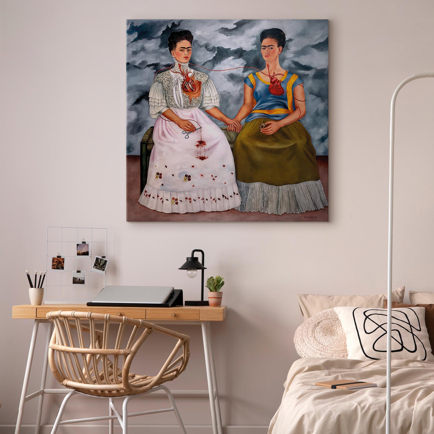 Frida Kahlo The Two Fridas Classic Canvas Print