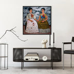 Frida Kahlo The Two Fridas Classic Canvas Print