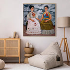 Frida Kahlo The Two Fridas Classic Canvas Print