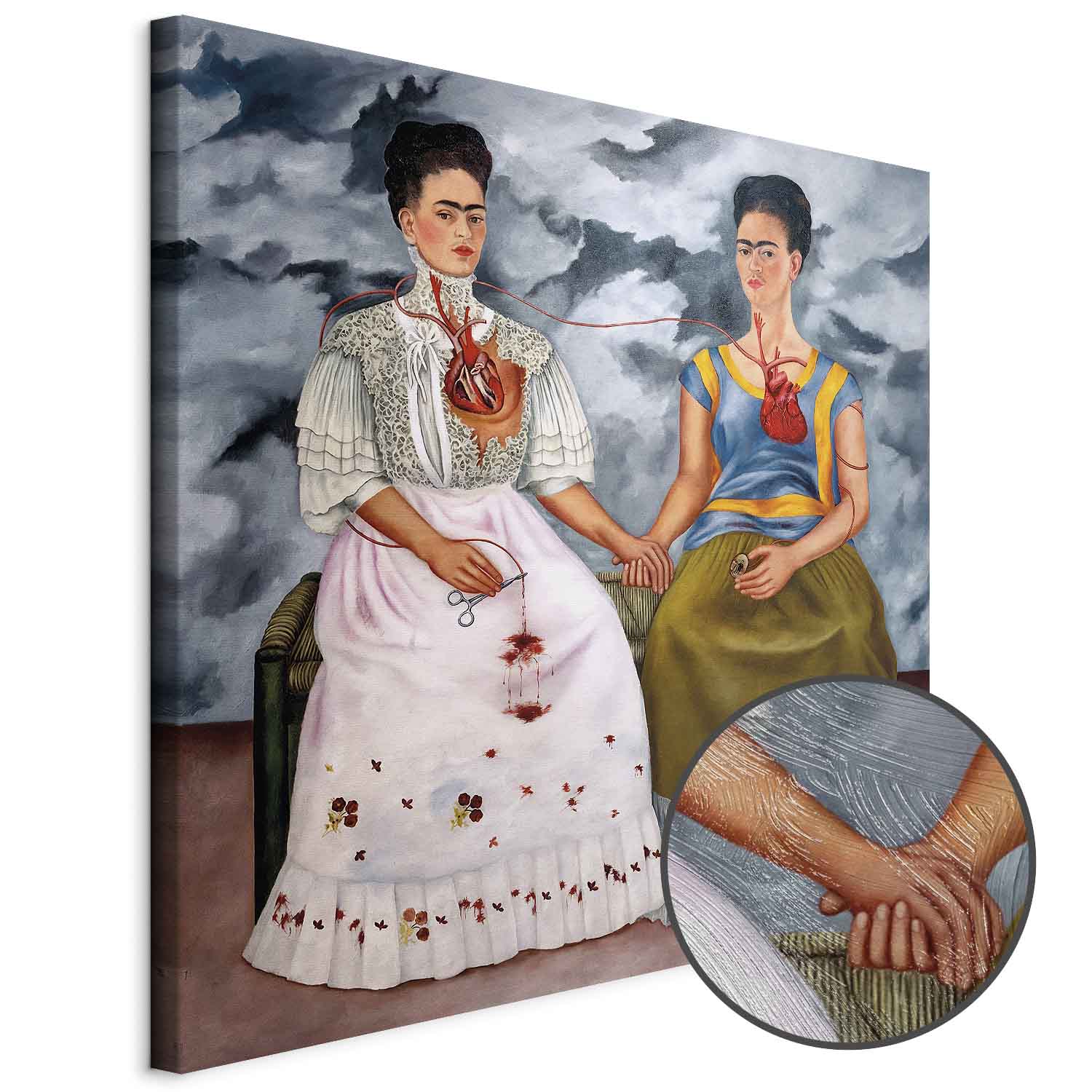 Frida Kahlo The Two Fridas Classic Canvas Print