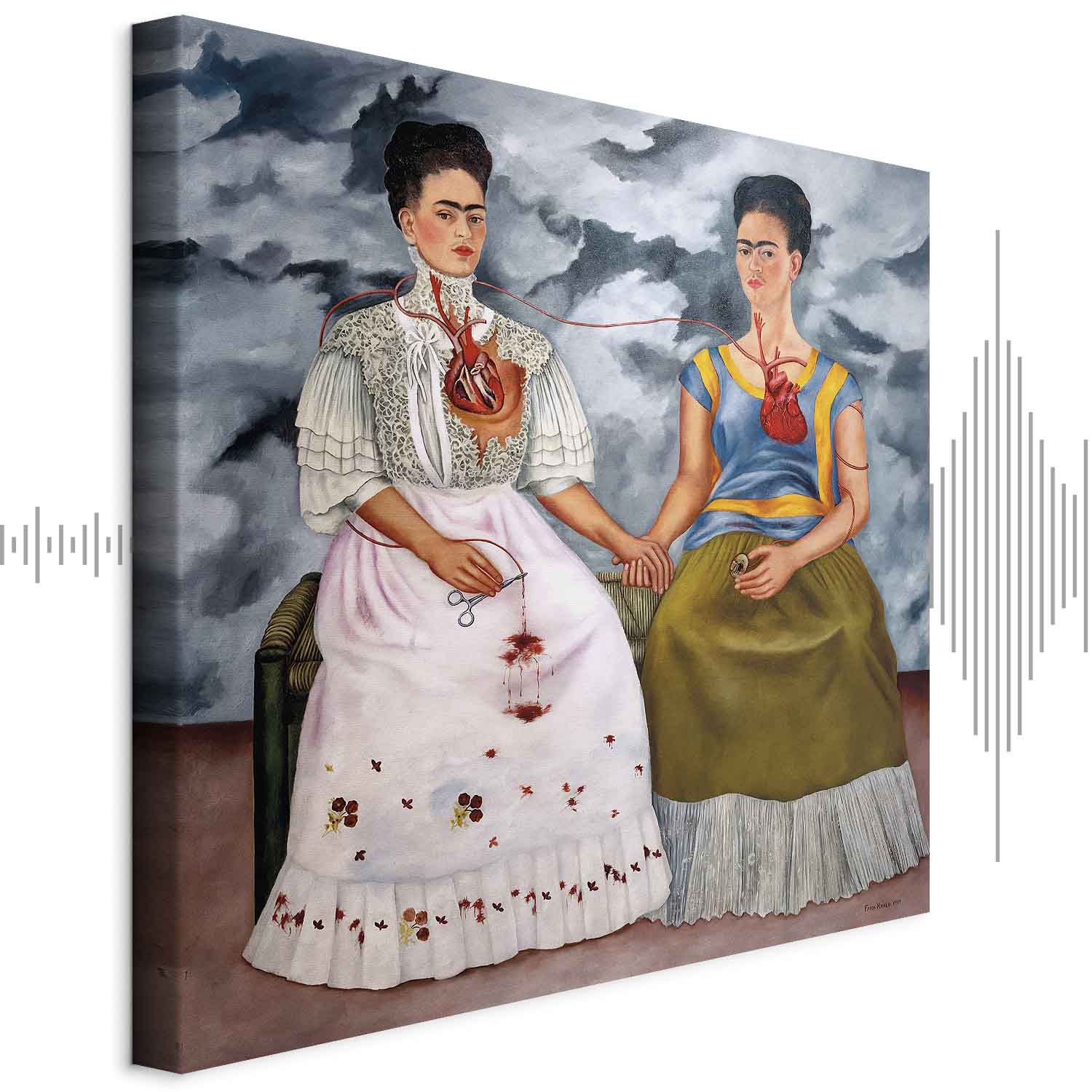 Frida Kahlo The Two Fridas Classic Canvas Print
