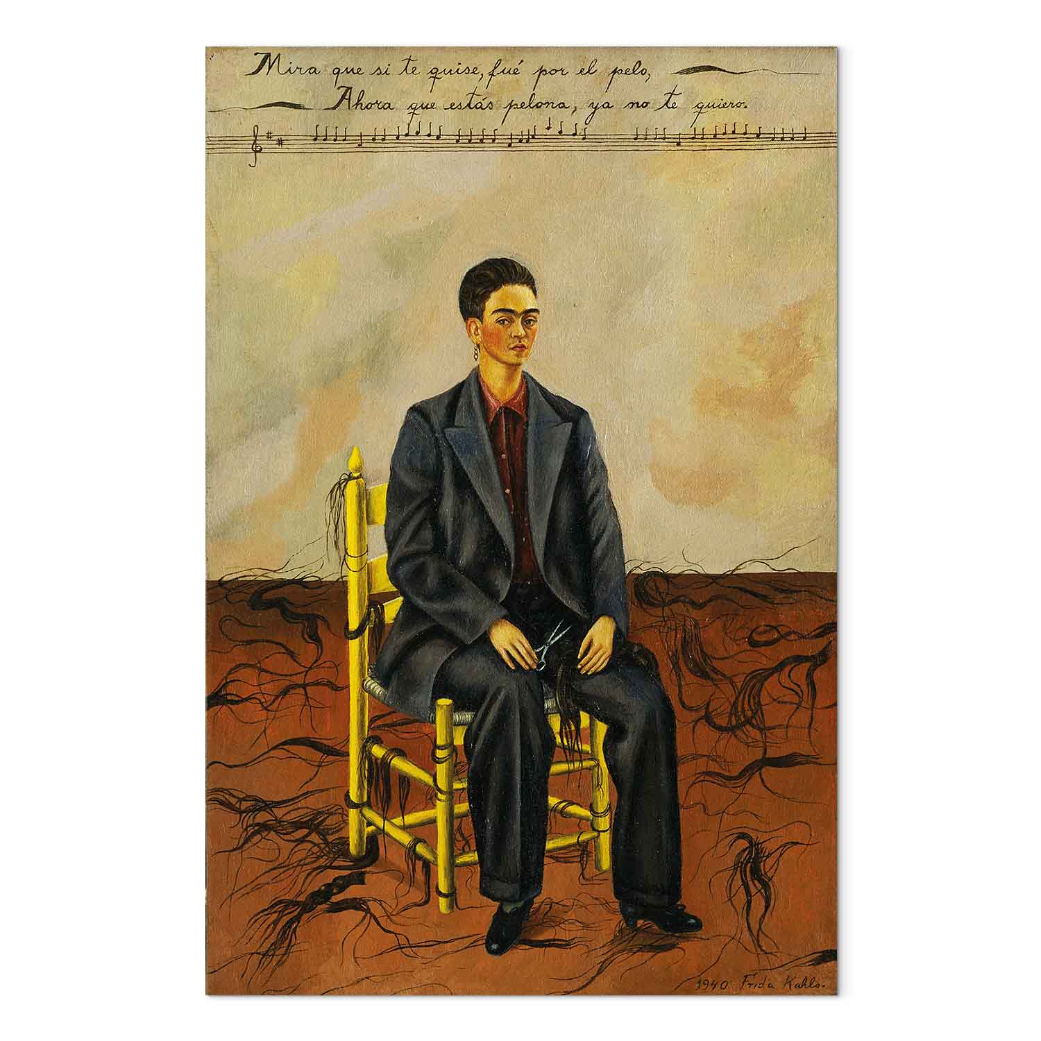 Frida Kahlo Self-Portrait Classic Canvas Print