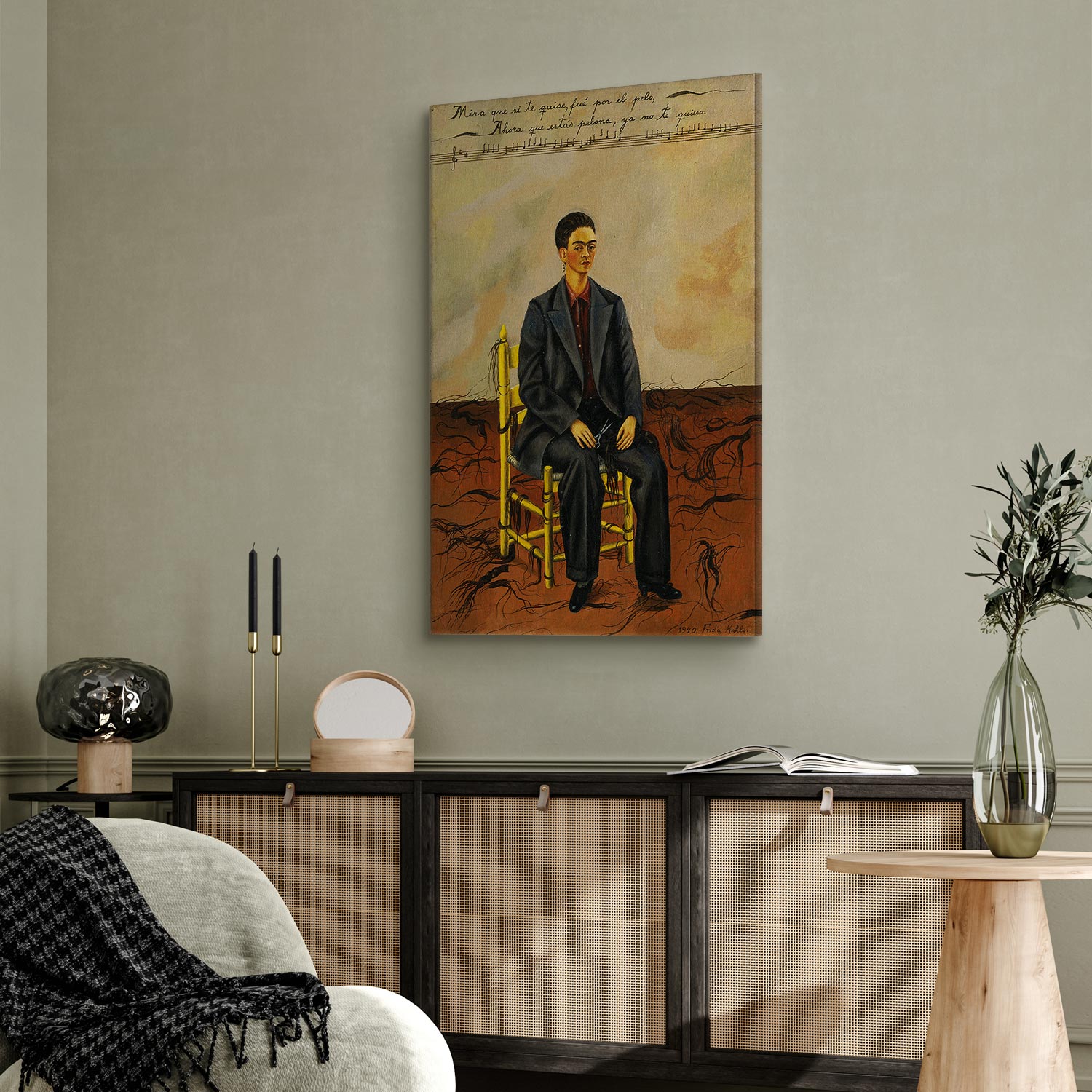 Frida Kahlo Self-Portrait Classic Canvas Print
