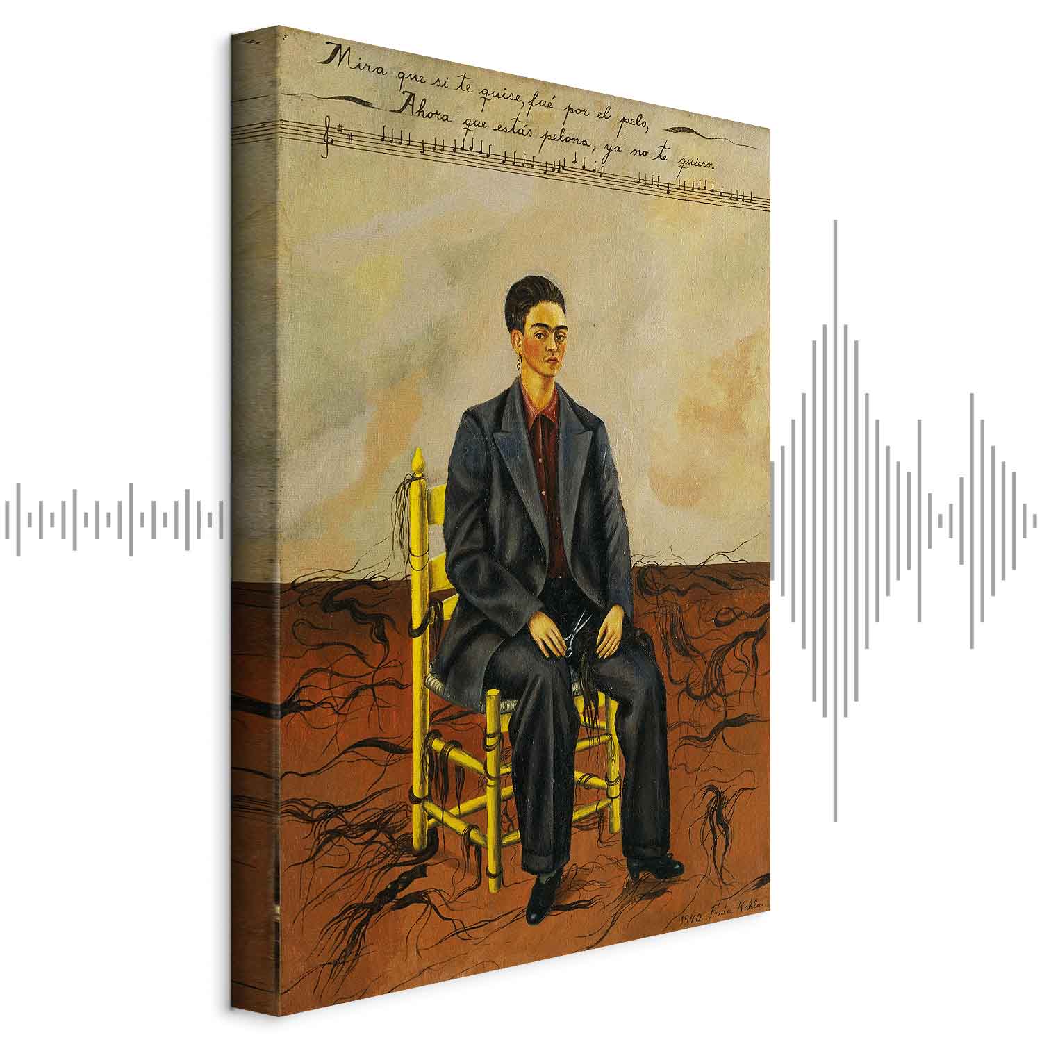 Frida Kahlo Self-Portrait Classic Canvas Print