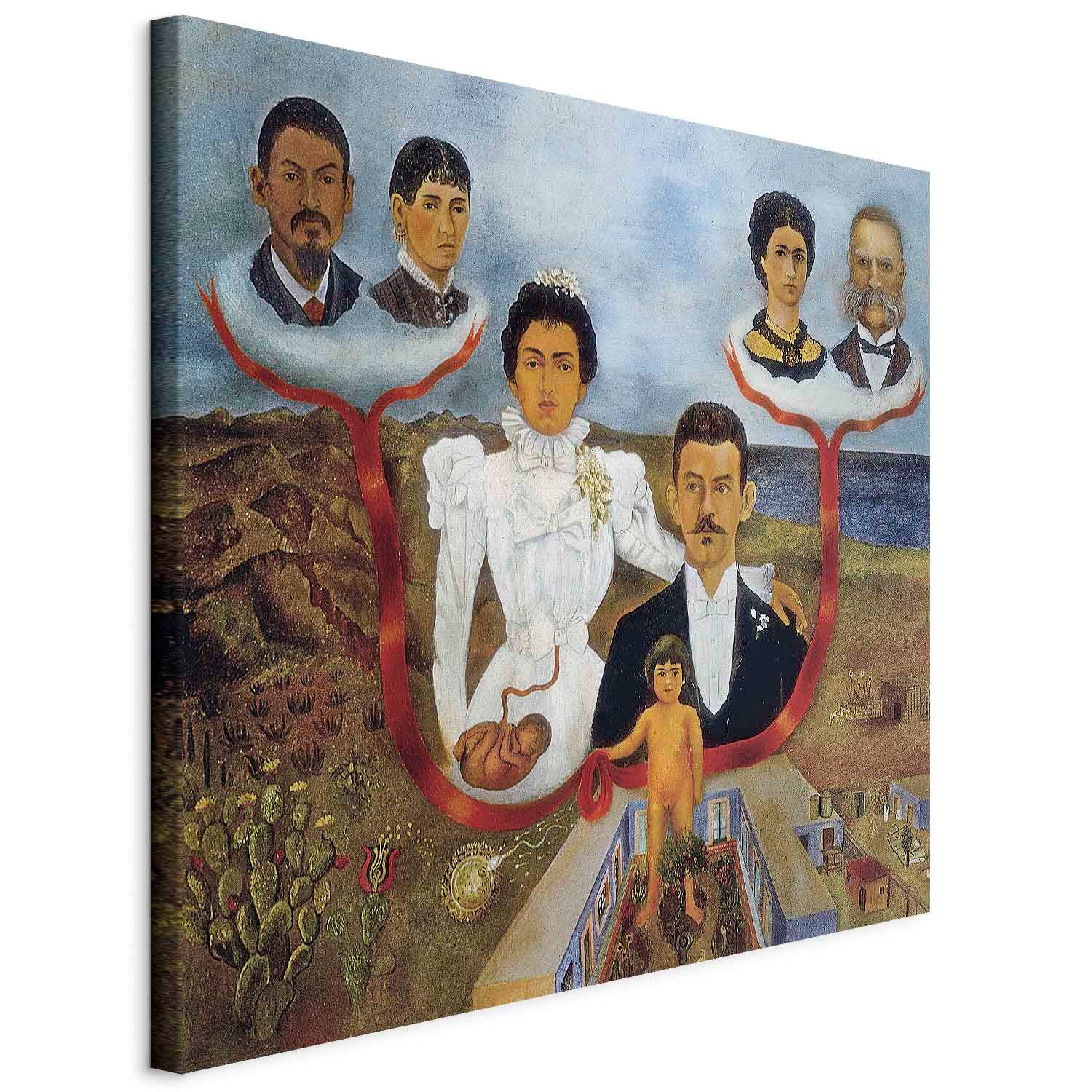 Frida Kahlo Family Portrait Classic Canvas Print