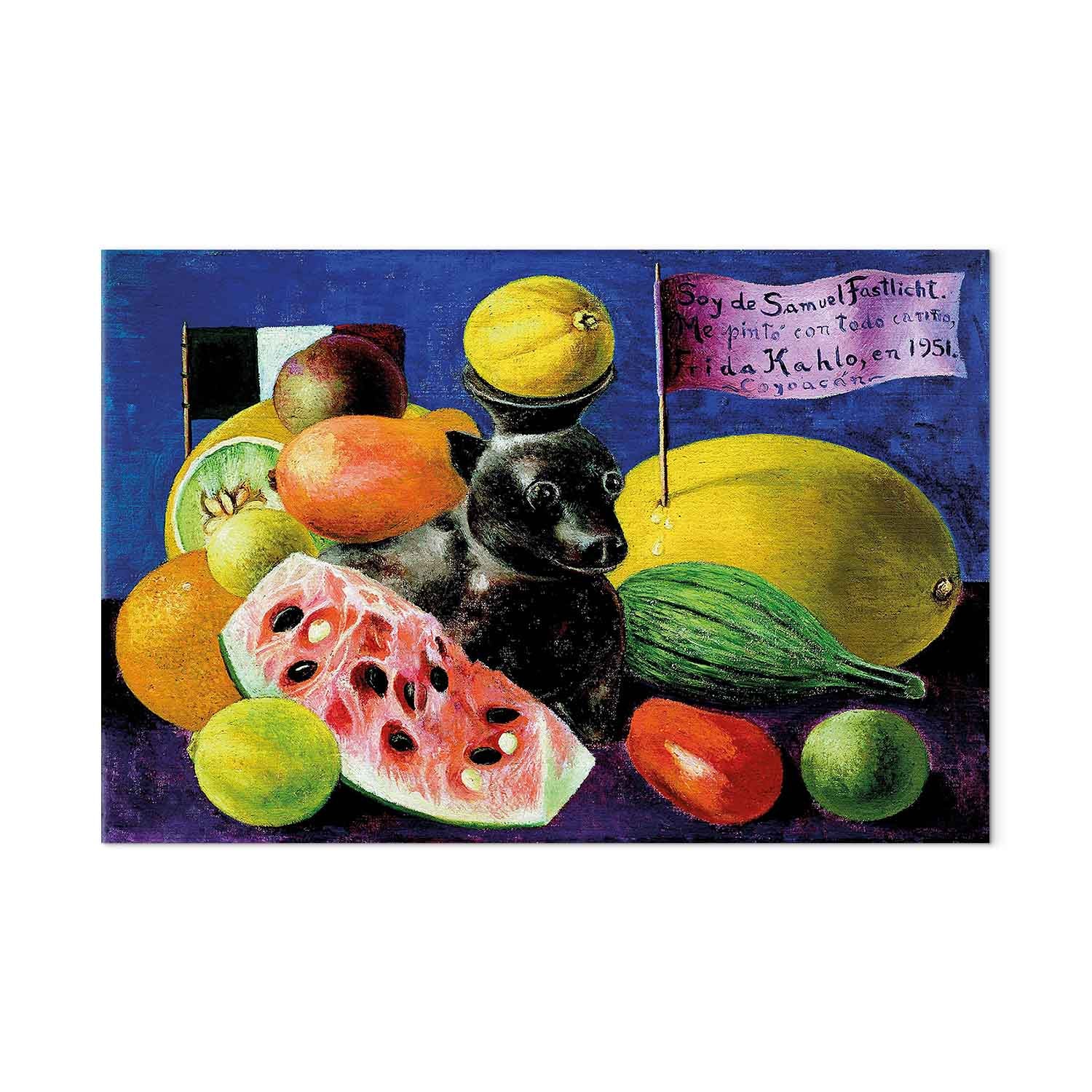 Frida Kahlo Still Life Art Canvas Print