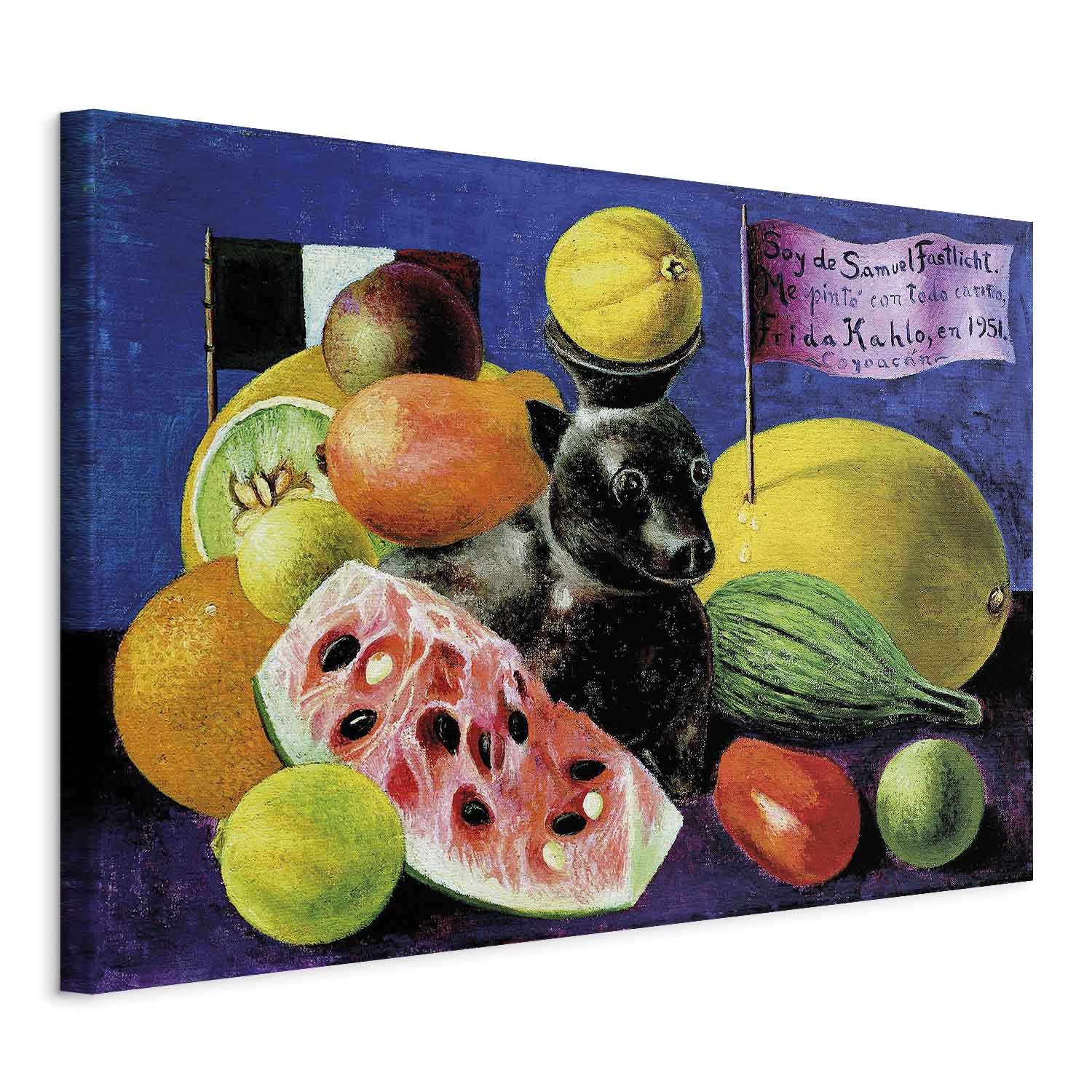 Frida Kahlo Still Life Art Canvas Print