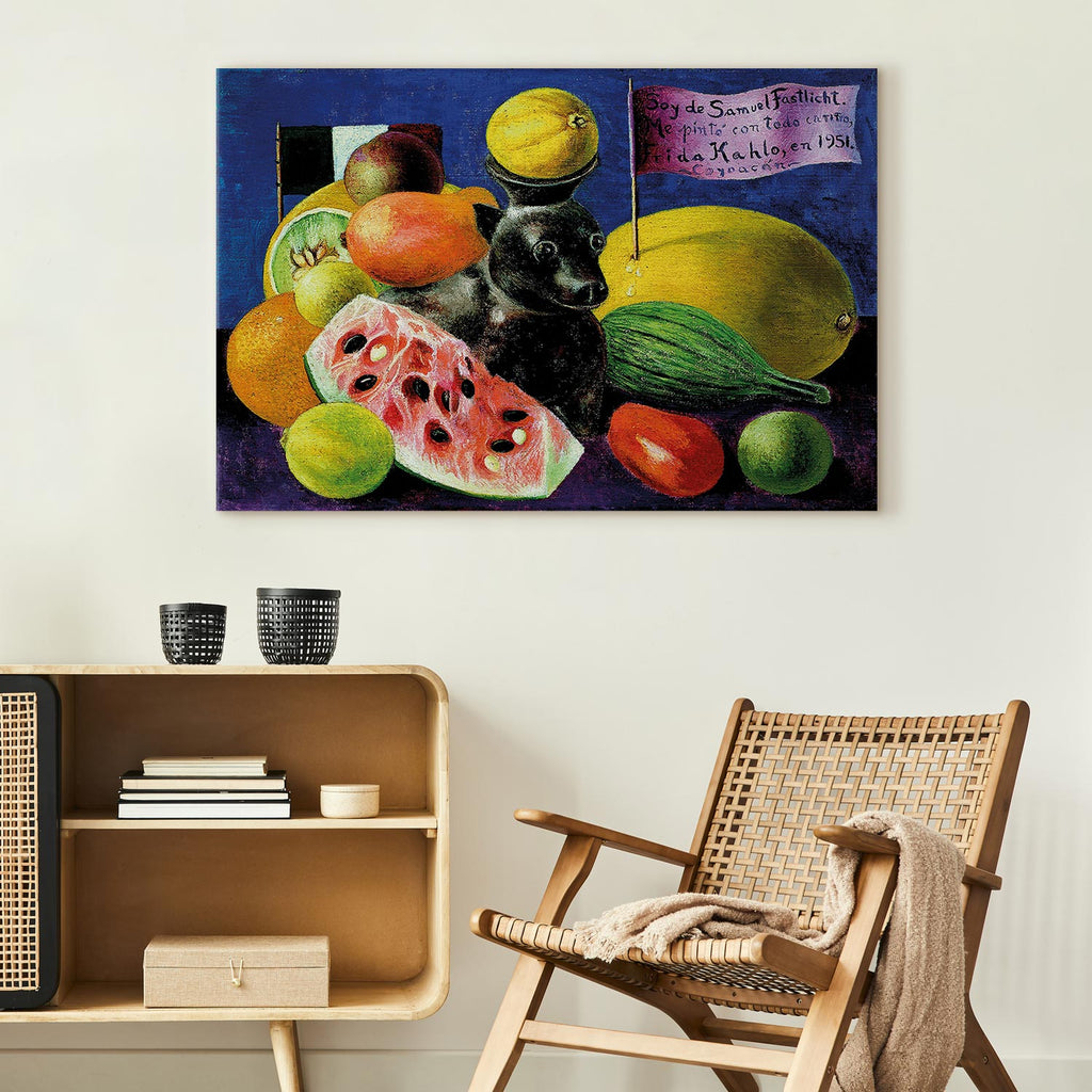 Frida Kahlo Still Life Art Canvas Print