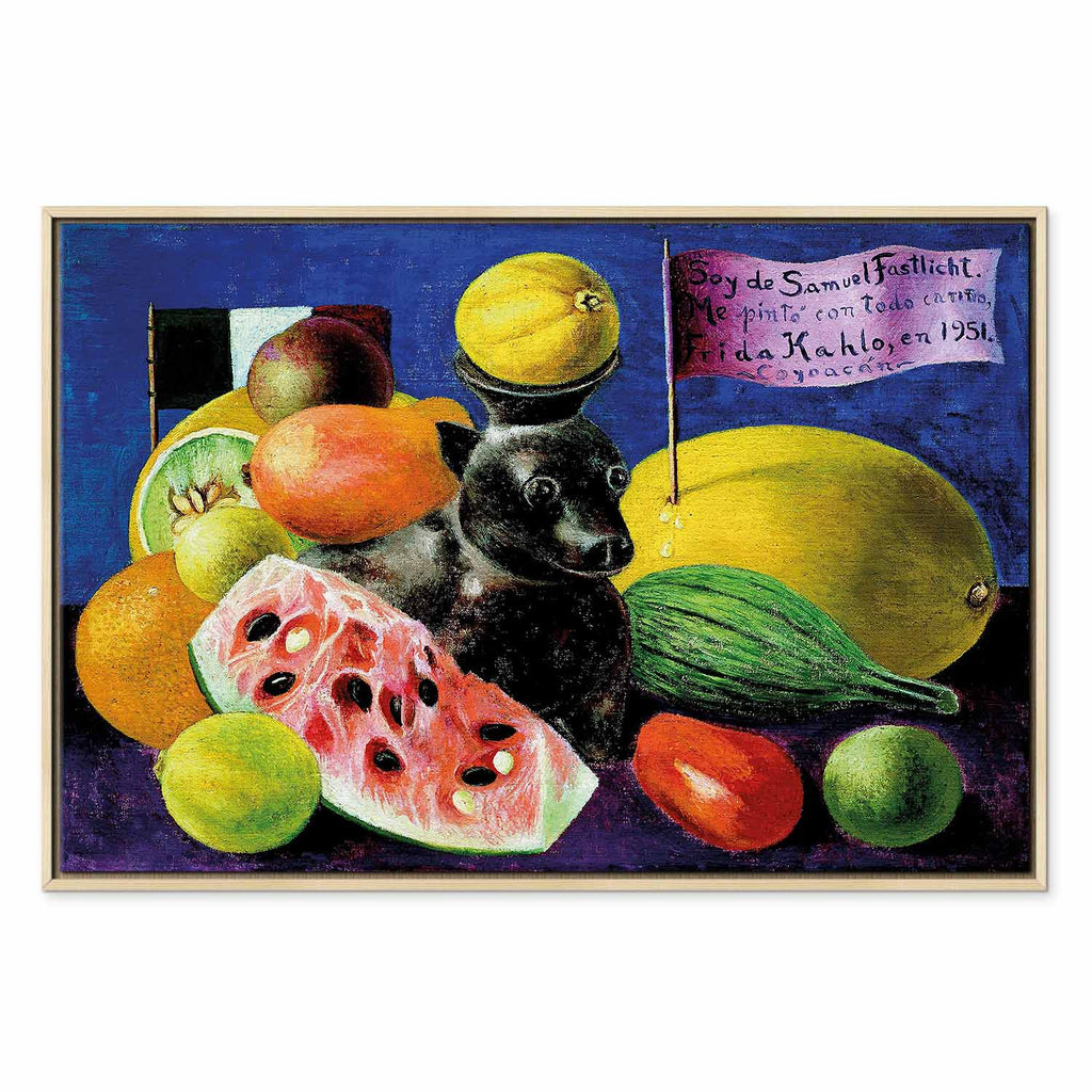 Frida Kahlo Still Life Art Canvas Print