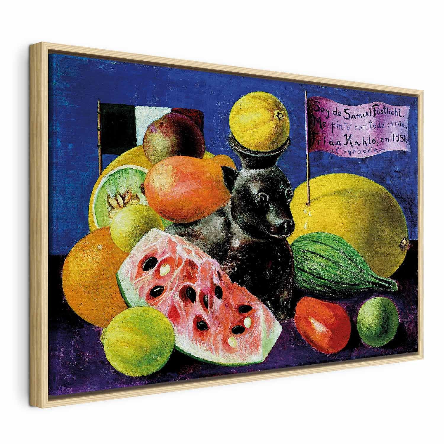 Frida Kahlo Still Life Art Canvas Print