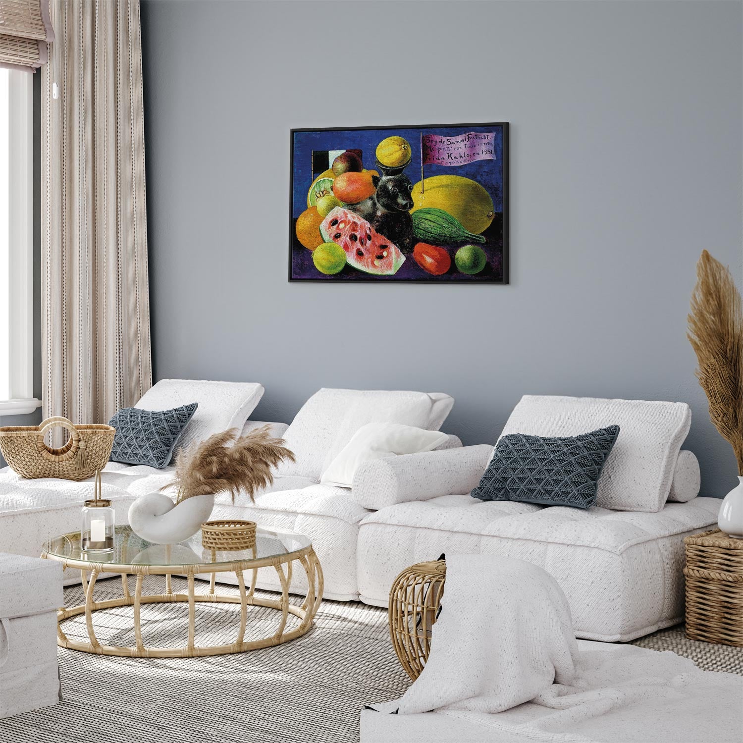 Frida Kahlo Still Life Art Canvas Print