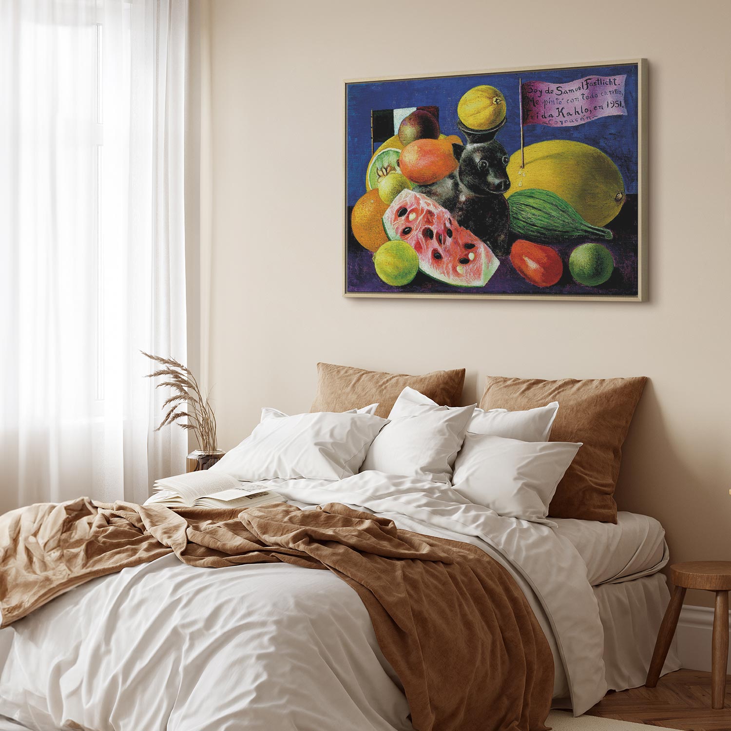 Frida Kahlo Still Life Art Canvas Print