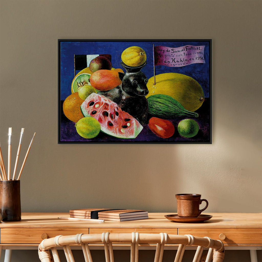 Frida Kahlo Still Life Art Canvas Print