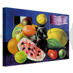 Frida Kahlo Still Life Art Canvas Print