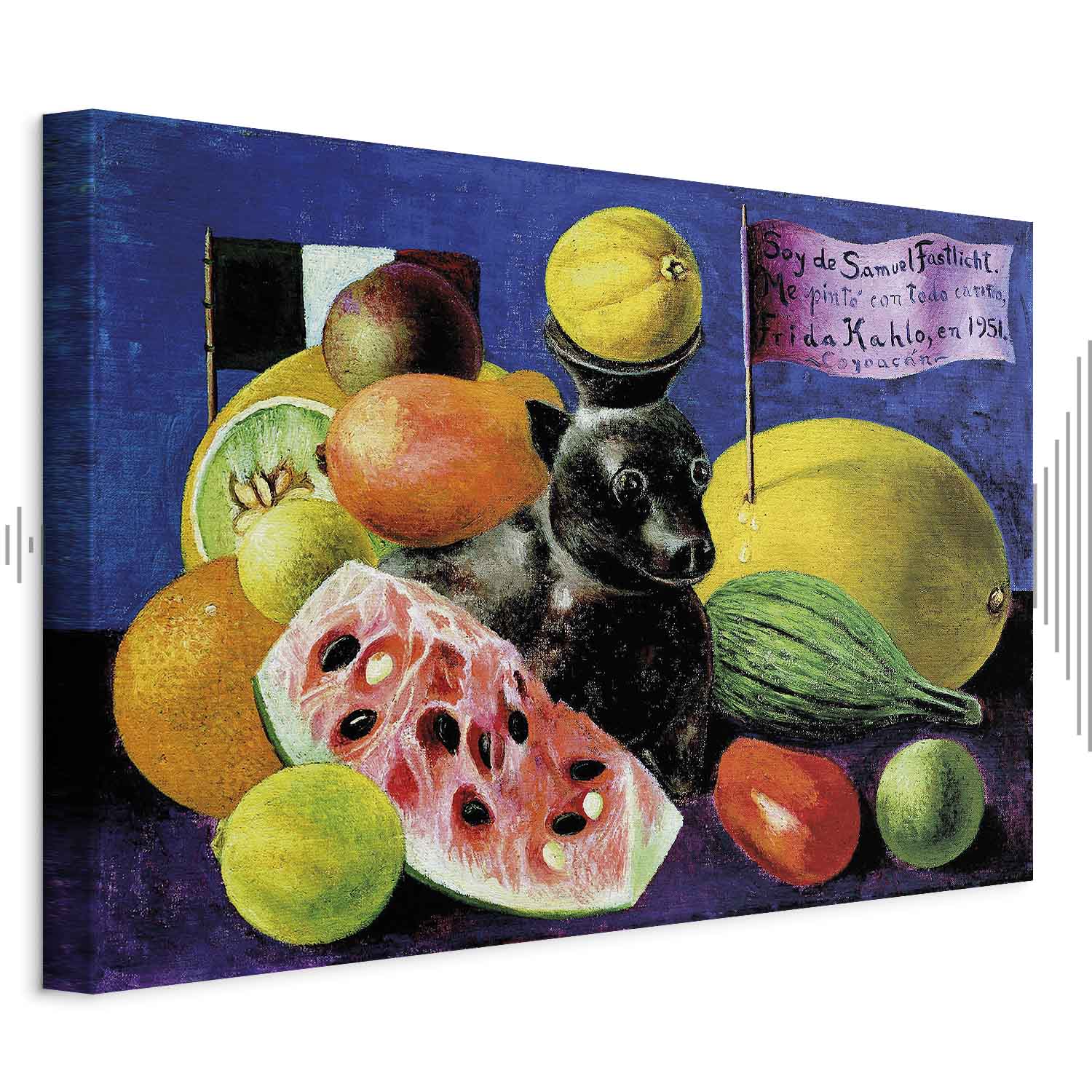 Frida Kahlo Still Life Art Canvas Print