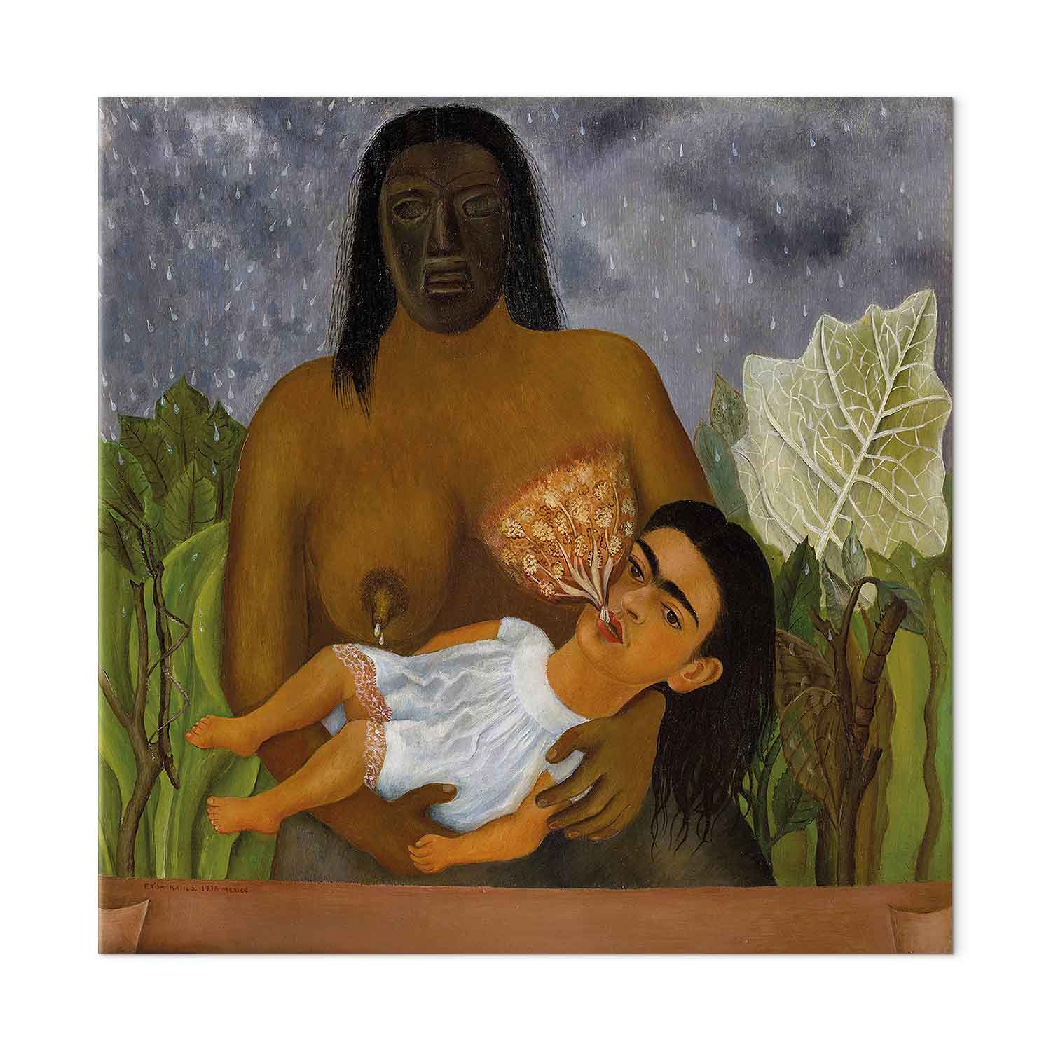 Frida Kahlo My Nurse and I Classic Canvas Print