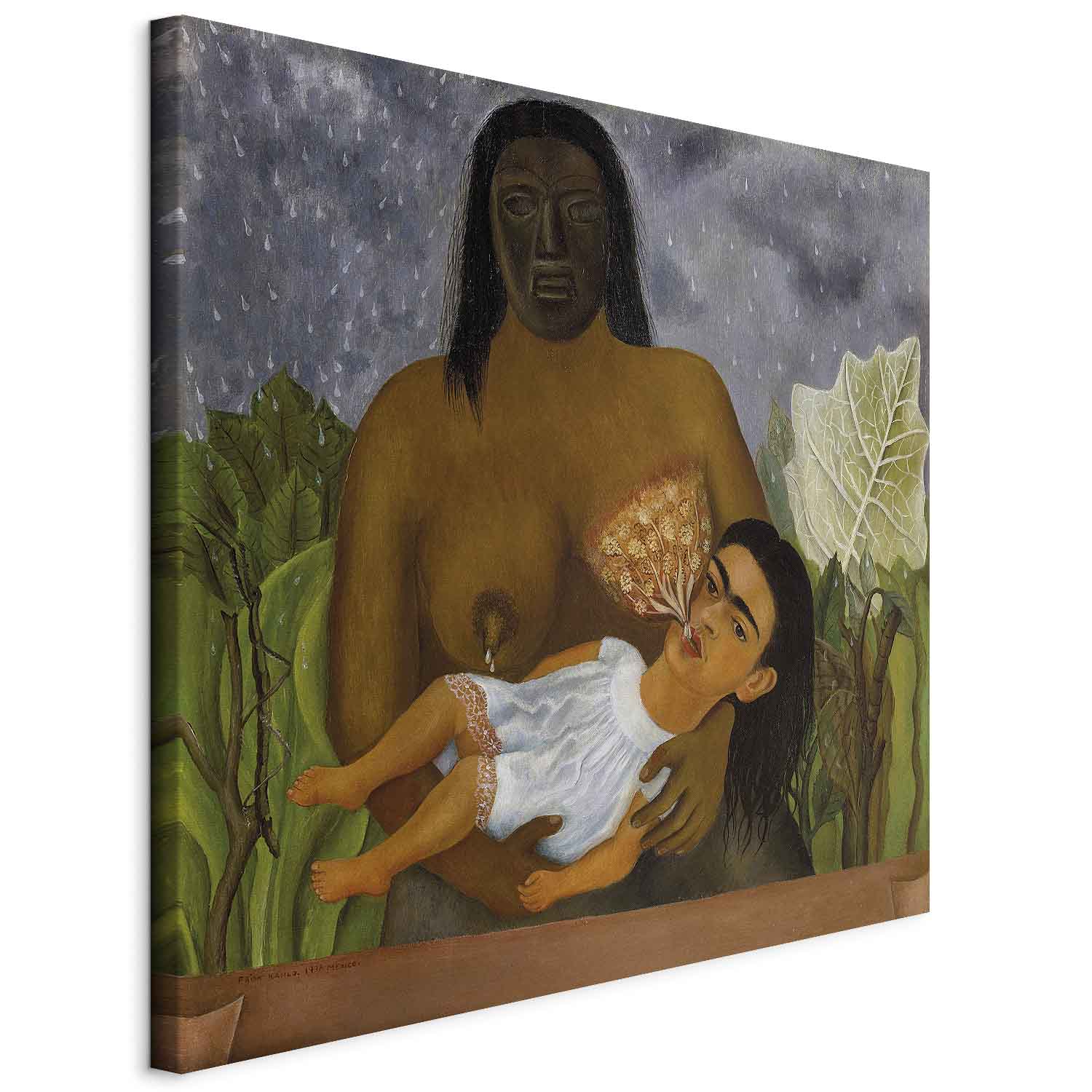 Frida Kahlo My Nurse and I Classic Canvas Print