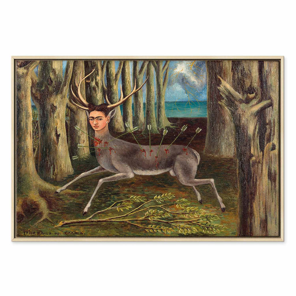 Frida Kahlo Wounded Deer Surreal Canvas Print