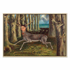 Frida Kahlo Wounded Deer Surreal Canvas Print