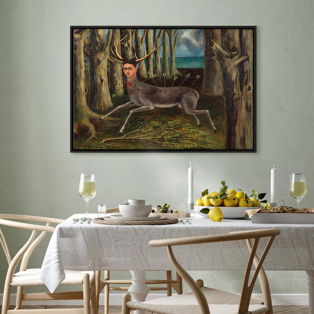 Frida Kahlo Wounded Deer Surreal Canvas Print