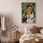 Frida Kahlo Self-Portrait with Monkeys Canvas Print