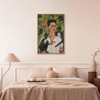 Frida Kahlo Self-Portrait with Monkeys Canvas Print