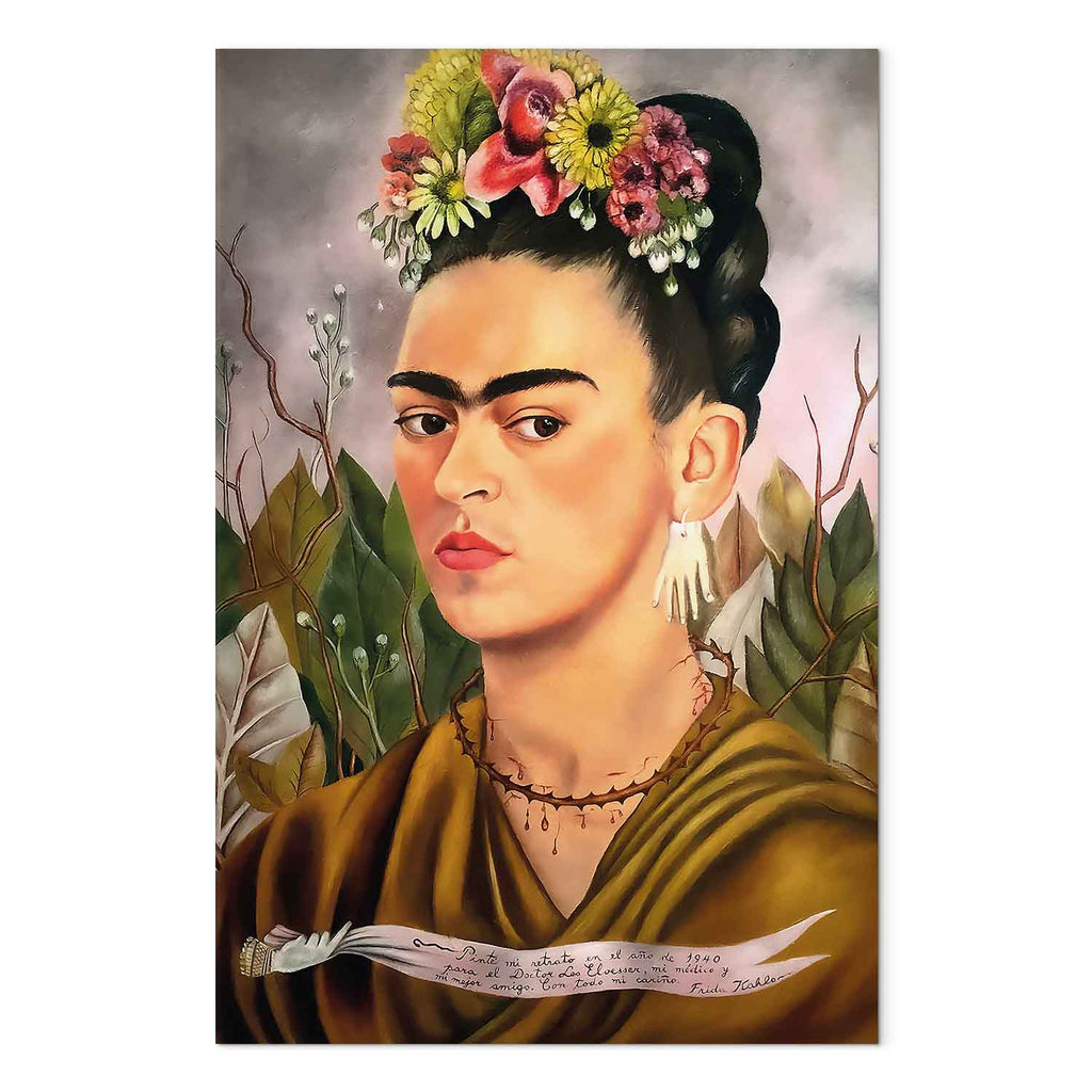 Frida Kahlo Self-Portrait Canvas Print