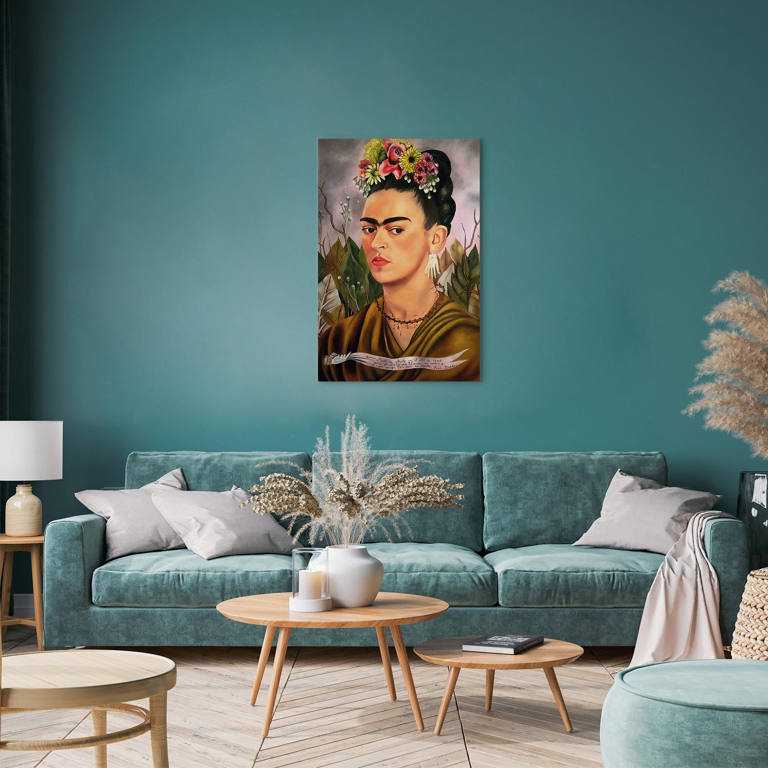 Frida Kahlo Self-Portrait Canvas Print