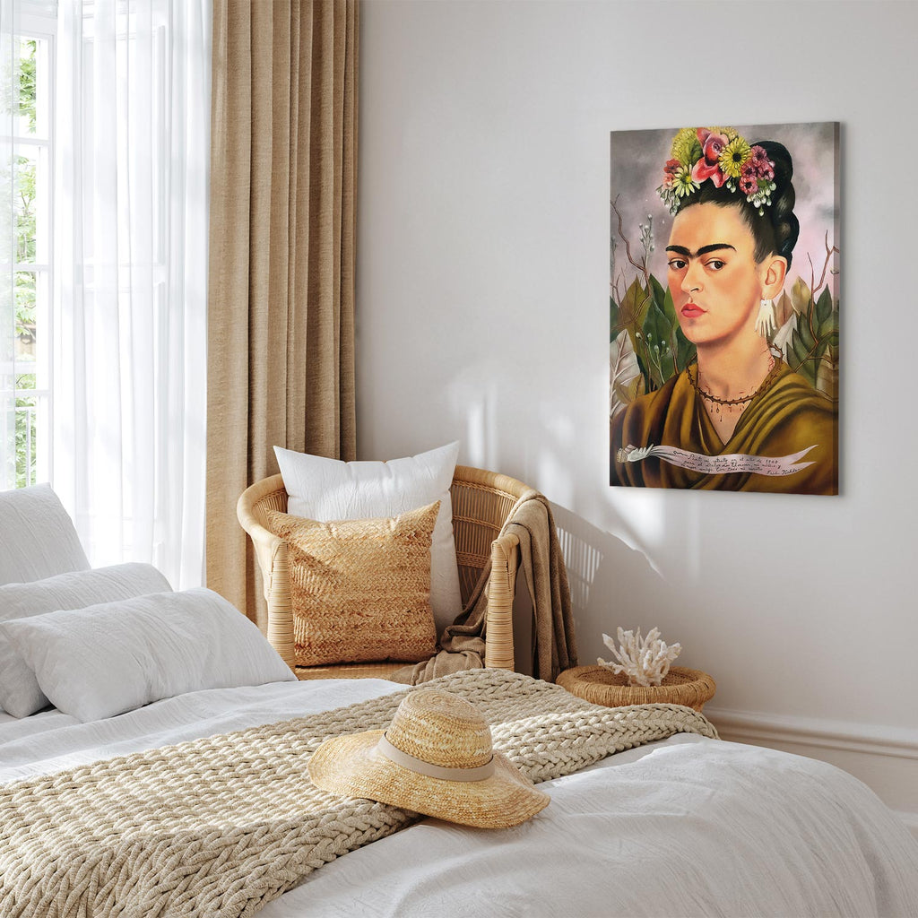 Frida Kahlo Self-Portrait Canvas Print