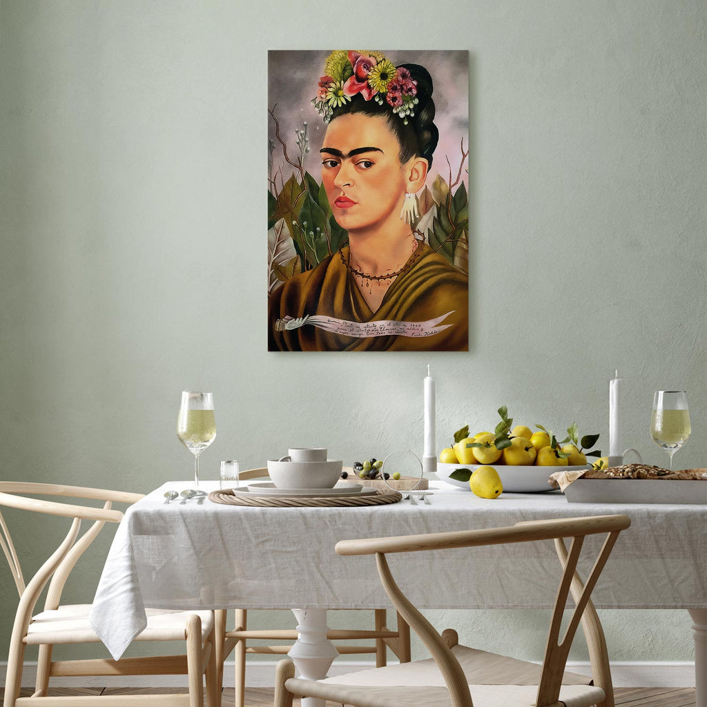 Frida Kahlo Self-Portrait Canvas Print