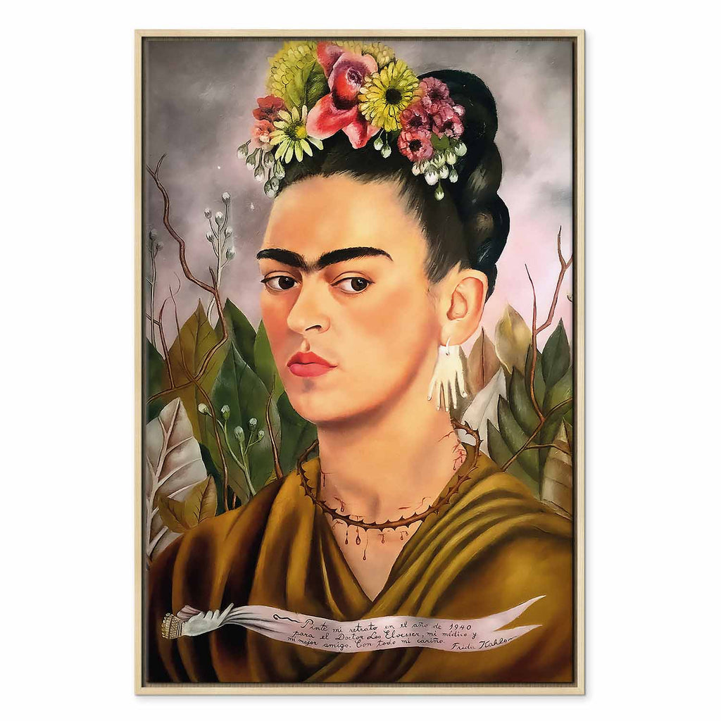 Frida Kahlo Self-Portrait Canvas Print