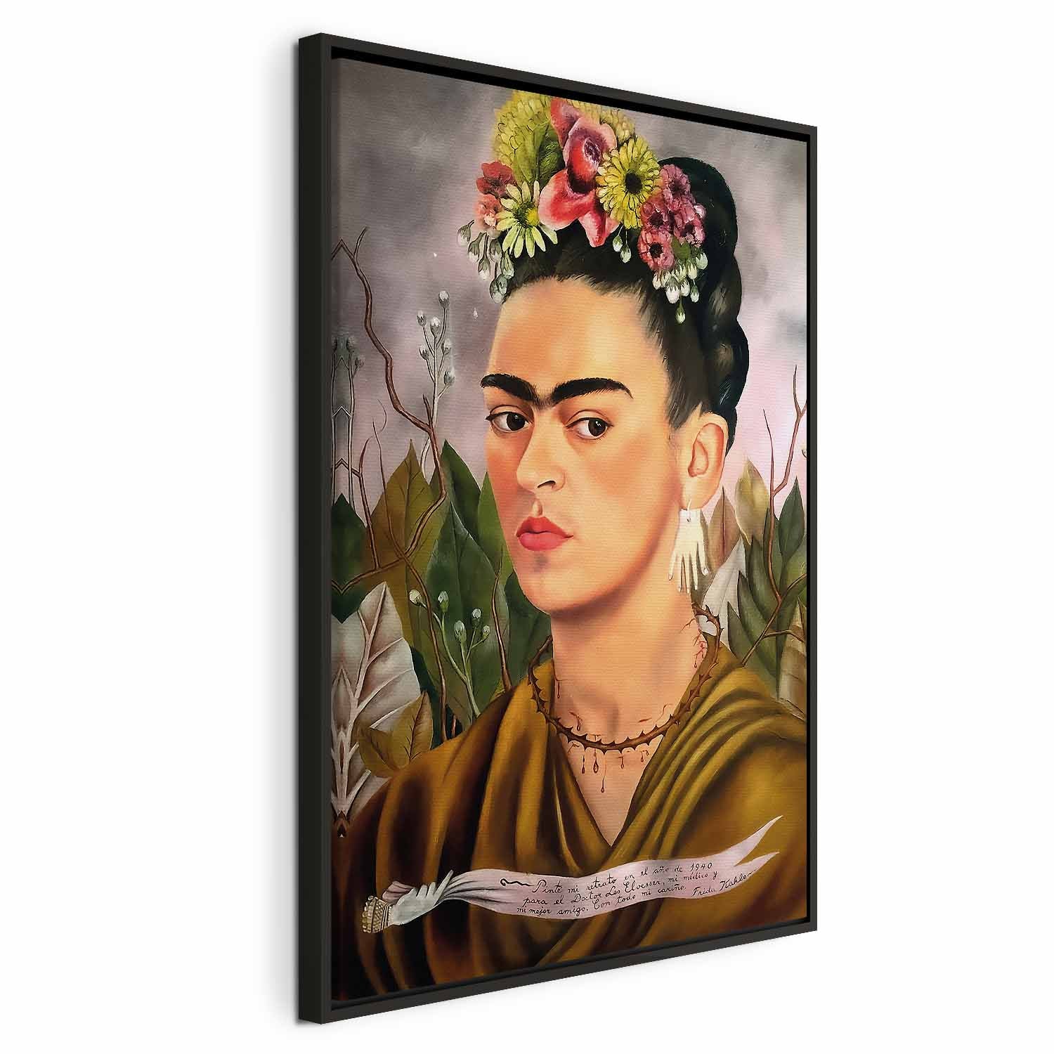 Frida Kahlo Self-Portrait Canvas Print